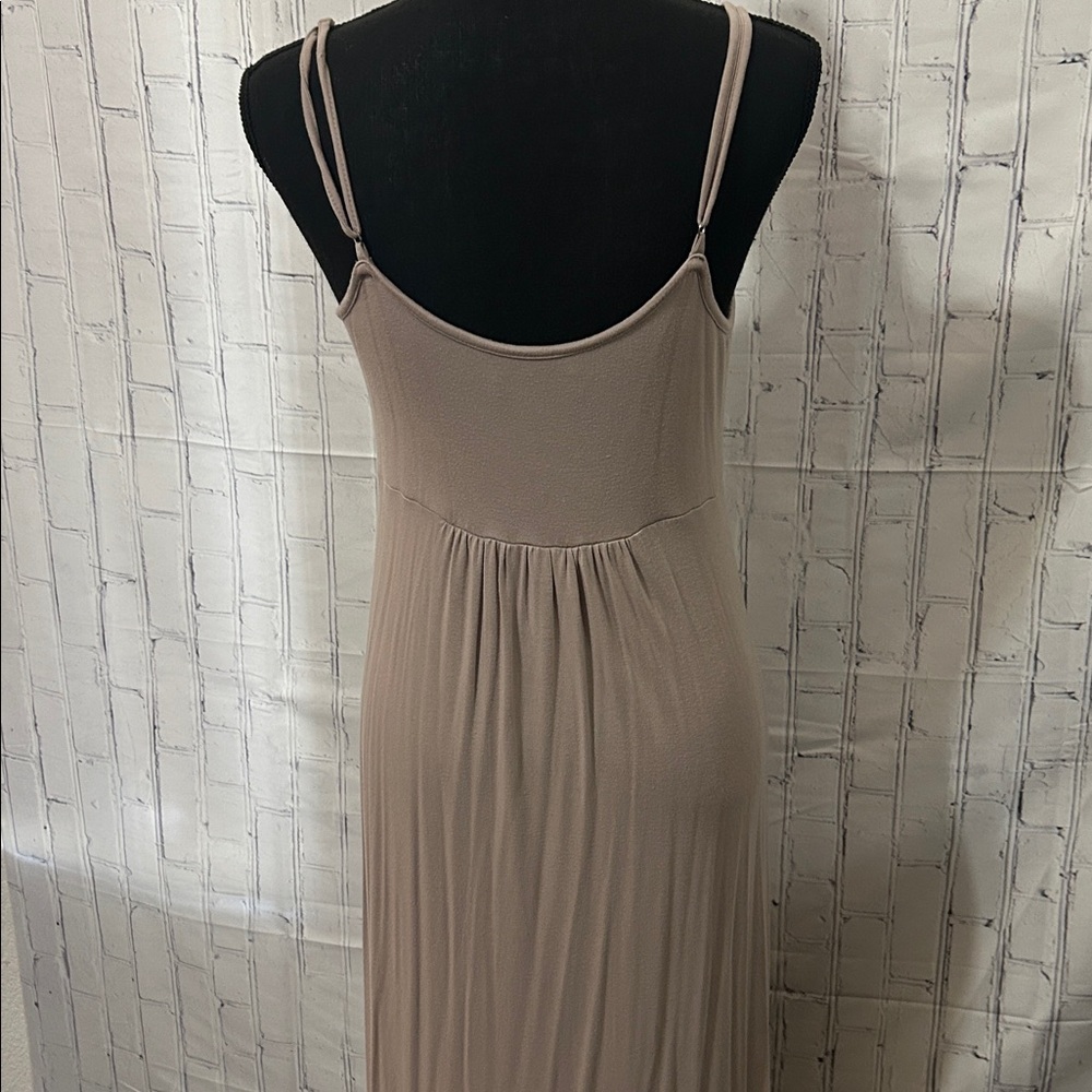 Calvin Klein Taupe Maxi Dress. Great condition. - Picture 3 of 4